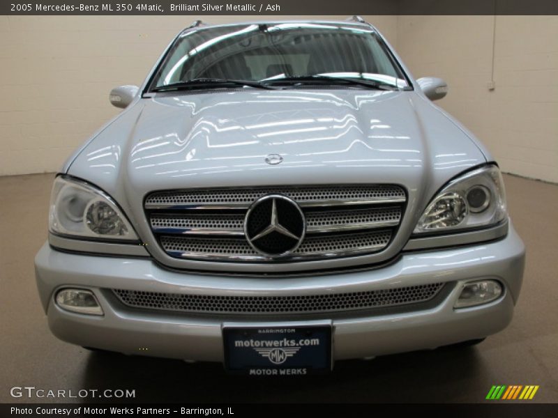 Brilliant Silver Metallic / Ash 2005 Mercedes-Benz ML 350 4Matic