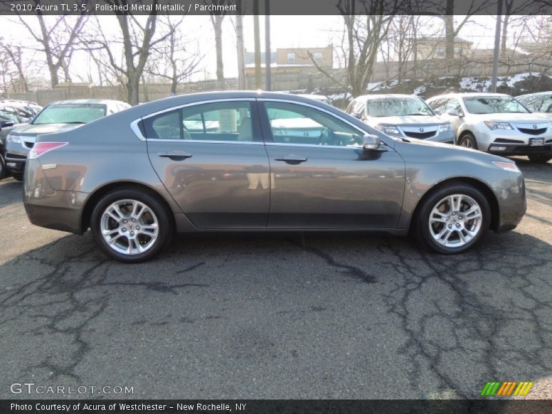 Polished Metal Metallic / Parchment 2010 Acura TL 3.5