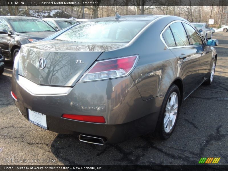 Polished Metal Metallic / Parchment 2010 Acura TL 3.5