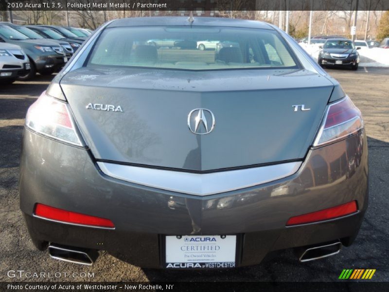 Polished Metal Metallic / Parchment 2010 Acura TL 3.5