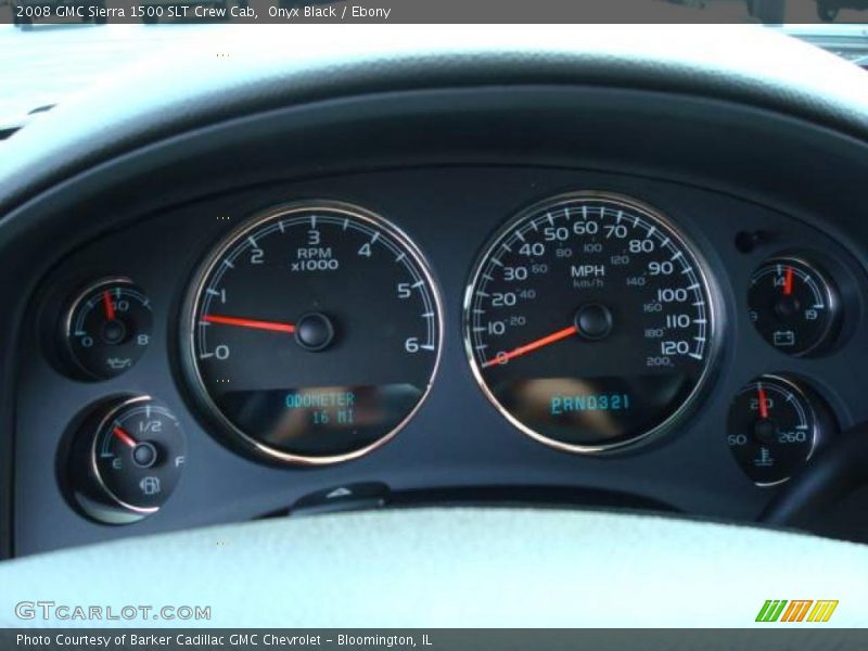 Onyx Black / Ebony 2008 GMC Sierra 1500 SLT Crew Cab
