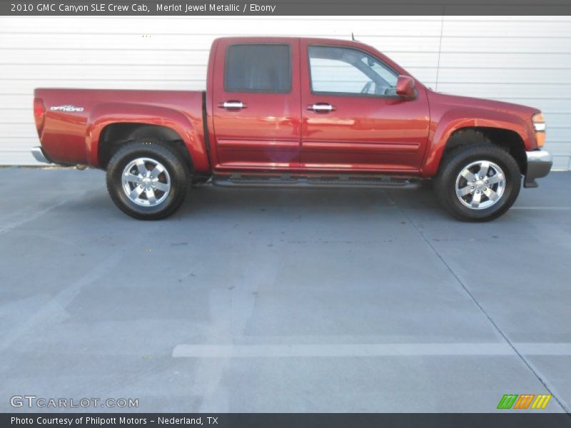 Merlot Jewel Metallic / Ebony 2010 GMC Canyon SLE Crew Cab