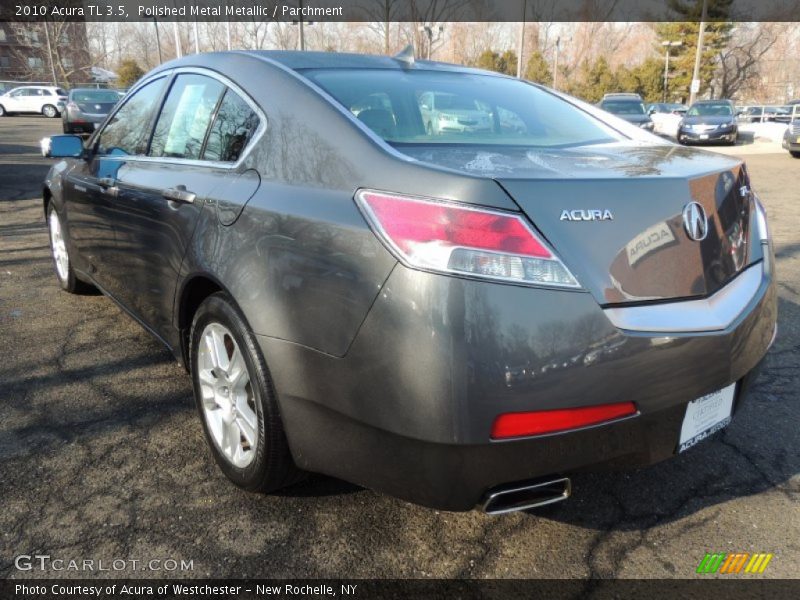 Polished Metal Metallic / Parchment 2010 Acura TL 3.5
