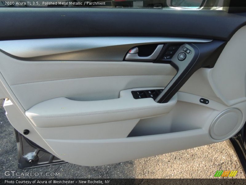 Polished Metal Metallic / Parchment 2010 Acura TL 3.5