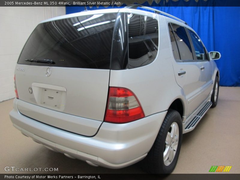 Brilliant Silver Metallic / Ash 2005 Mercedes-Benz ML 350 4Matic