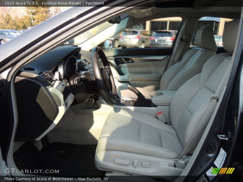 Polished Metal Metallic / Parchment 2010 Acura TL 3.5