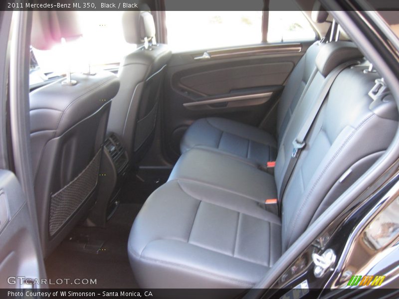 Black / Black 2011 Mercedes-Benz ML 350