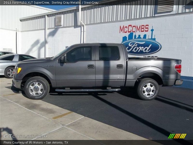 Sterling Gray Metallic / Steel Gray 2013 Ford F150 XLT SuperCrew