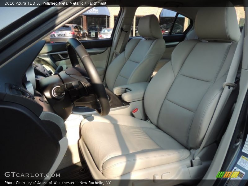 Polished Metal Metallic / Parchment 2010 Acura TL 3.5