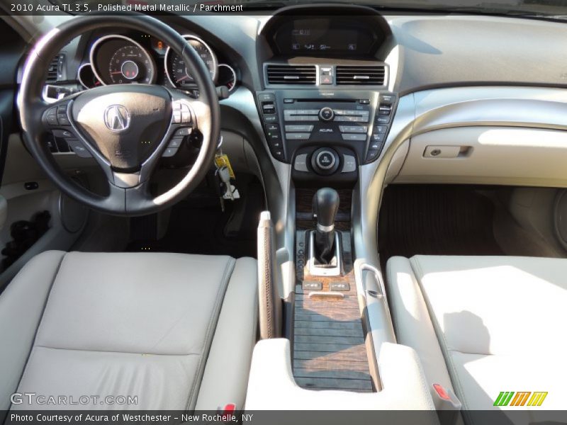 Polished Metal Metallic / Parchment 2010 Acura TL 3.5