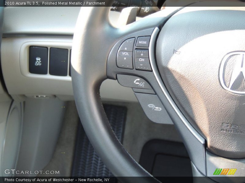 Polished Metal Metallic / Parchment 2010 Acura TL 3.5