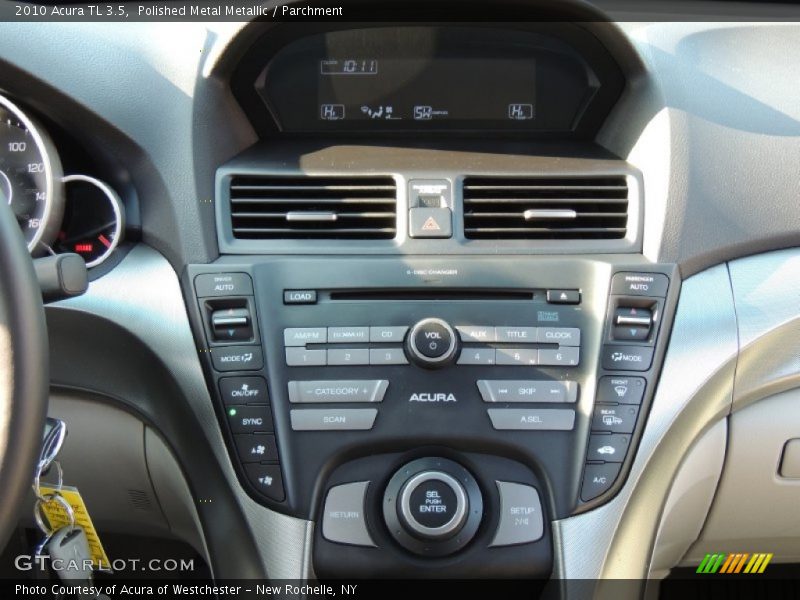 Polished Metal Metallic / Parchment 2010 Acura TL 3.5