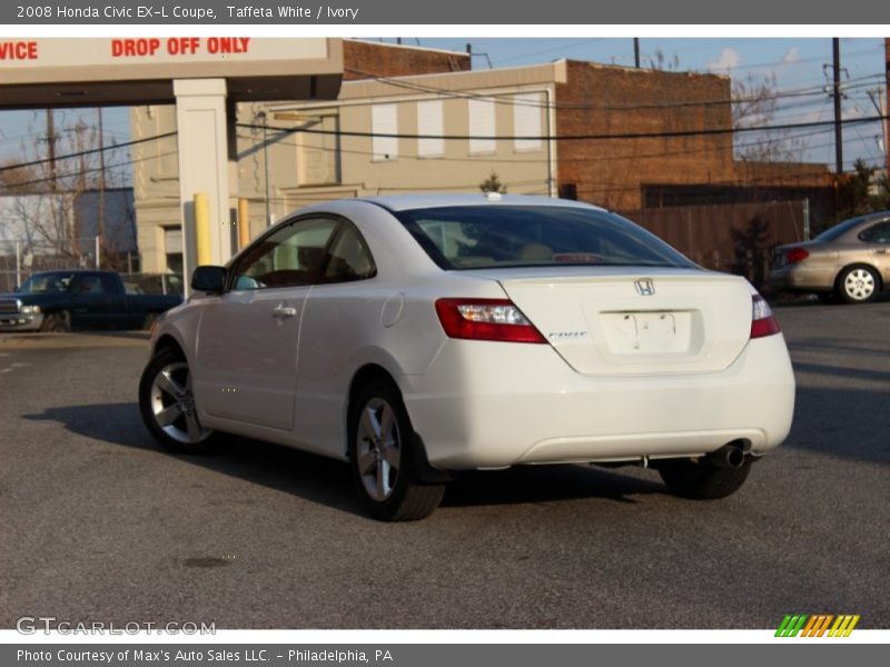 Taffeta White / Ivory 2008 Honda Civic EX-L Coupe