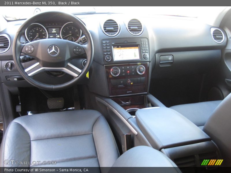Black / Black 2011 Mercedes-Benz ML 350