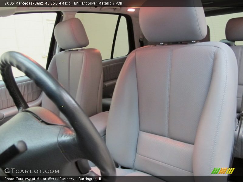 Brilliant Silver Metallic / Ash 2005 Mercedes-Benz ML 350 4Matic