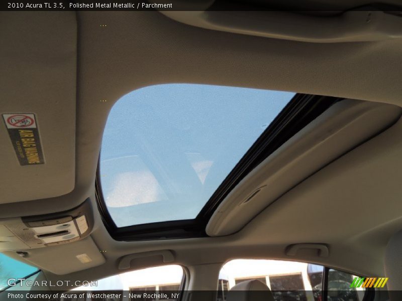 Polished Metal Metallic / Parchment 2010 Acura TL 3.5