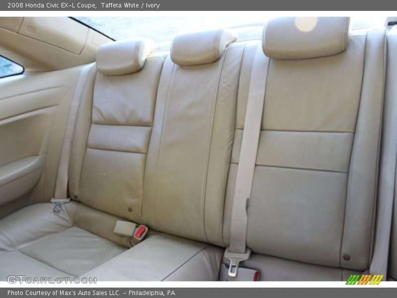 Taffeta White / Ivory 2008 Honda Civic EX-L Coupe