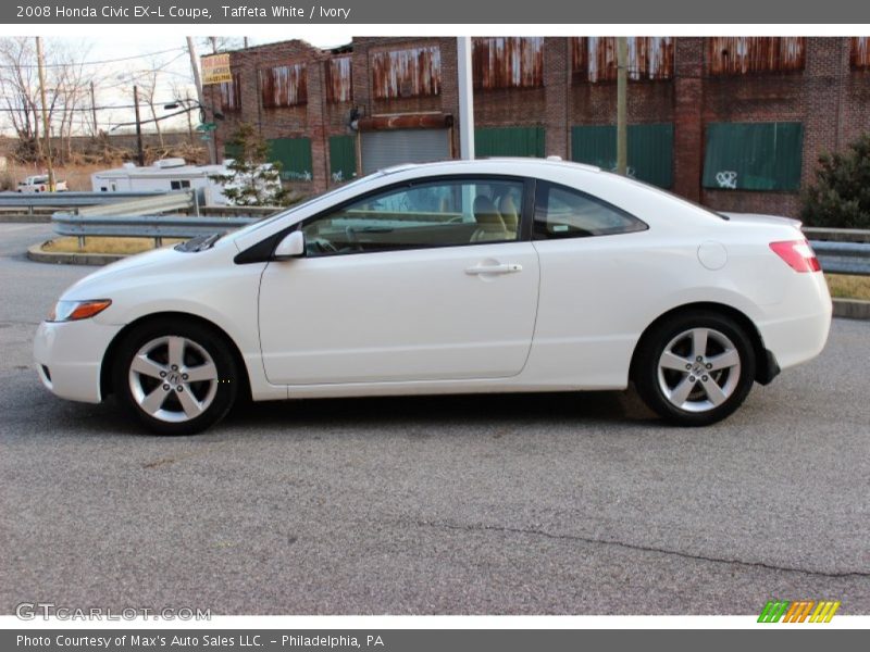  2008 Civic EX-L Coupe Taffeta White