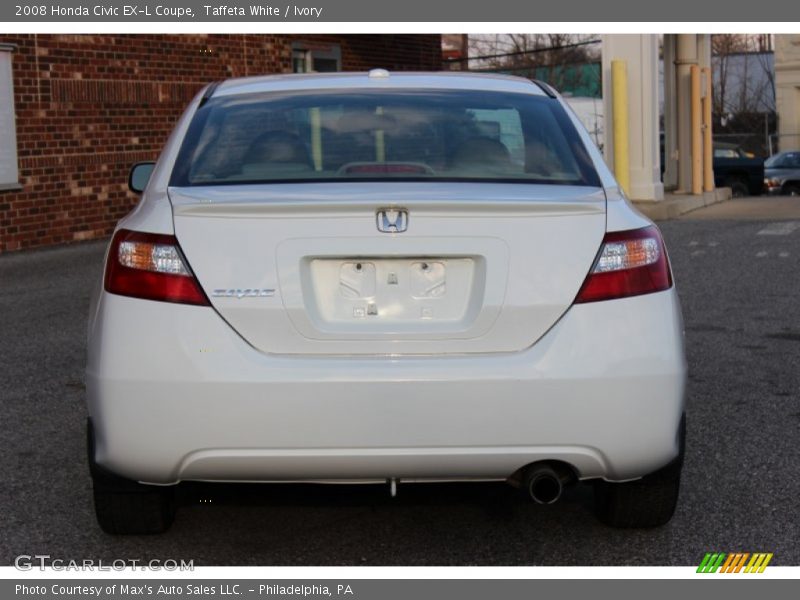 Taffeta White / Ivory 2008 Honda Civic EX-L Coupe