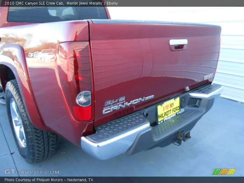 Merlot Jewel Metallic / Ebony 2010 GMC Canyon SLE Crew Cab