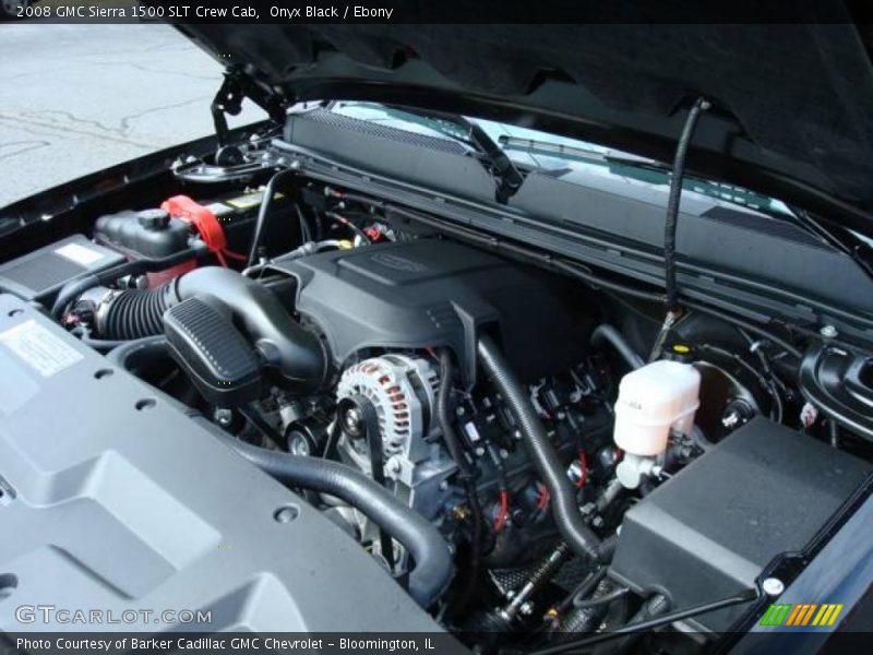 Onyx Black / Ebony 2008 GMC Sierra 1500 SLT Crew Cab