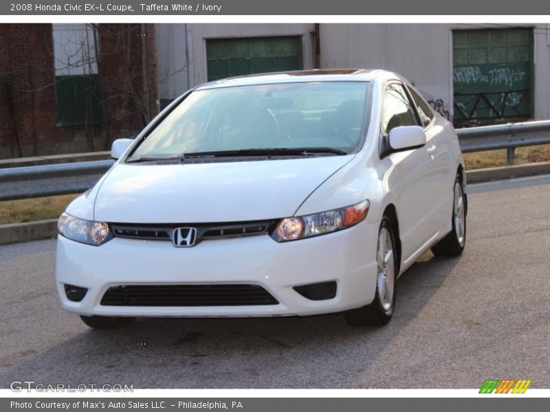 Taffeta White / Ivory 2008 Honda Civic EX-L Coupe