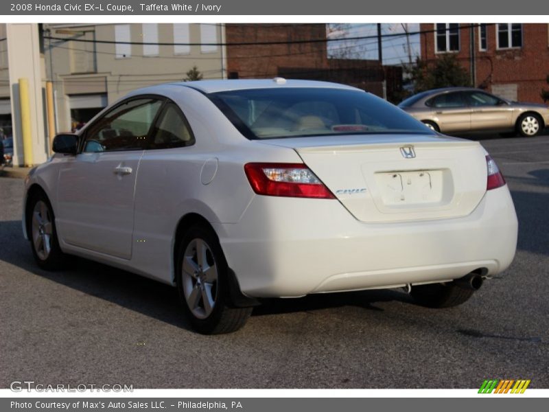 Taffeta White / Ivory 2008 Honda Civic EX-L Coupe