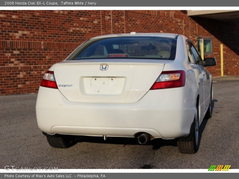 Taffeta White / Ivory 2008 Honda Civic EX-L Coupe