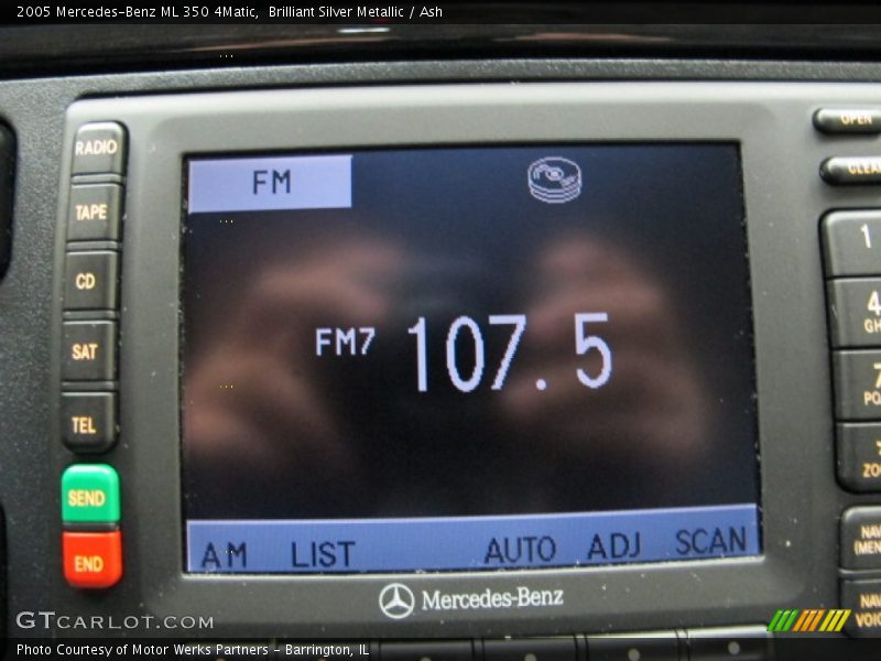 Brilliant Silver Metallic / Ash 2005 Mercedes-Benz ML 350 4Matic