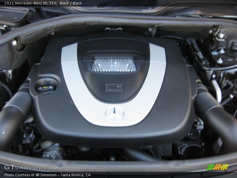 Black / Black 2011 Mercedes-Benz ML 350