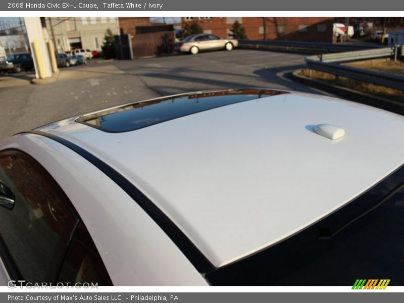 Taffeta White / Ivory 2008 Honda Civic EX-L Coupe