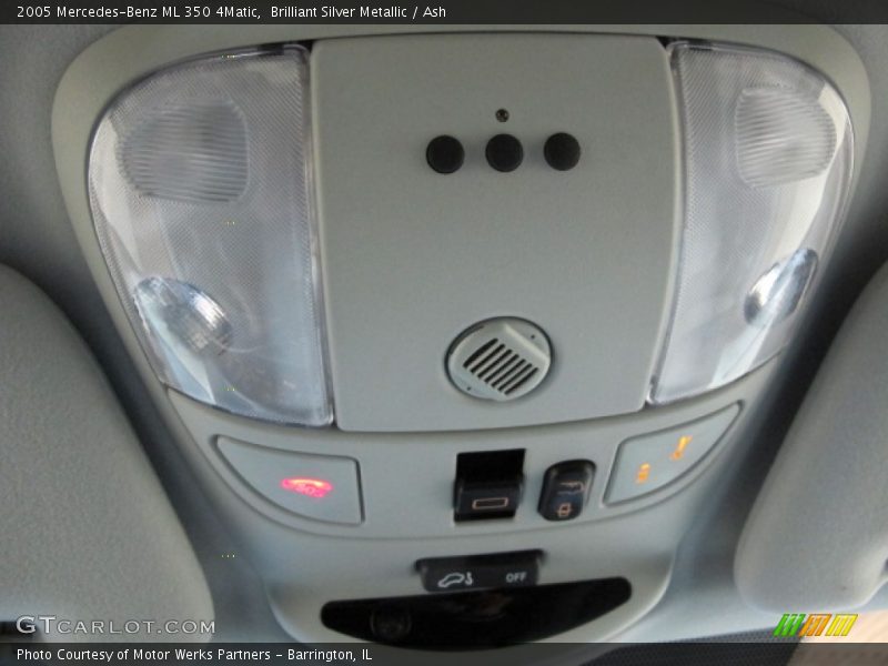 Controls of 2005 ML 350 4Matic