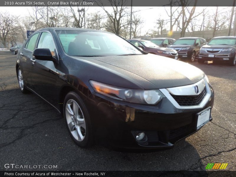 Crystal Black Pearl / Ebony 2010 Acura TSX Sedan