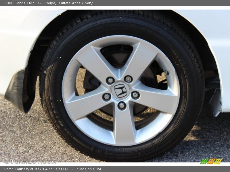 Taffeta White / Ivory 2008 Honda Civic EX-L Coupe