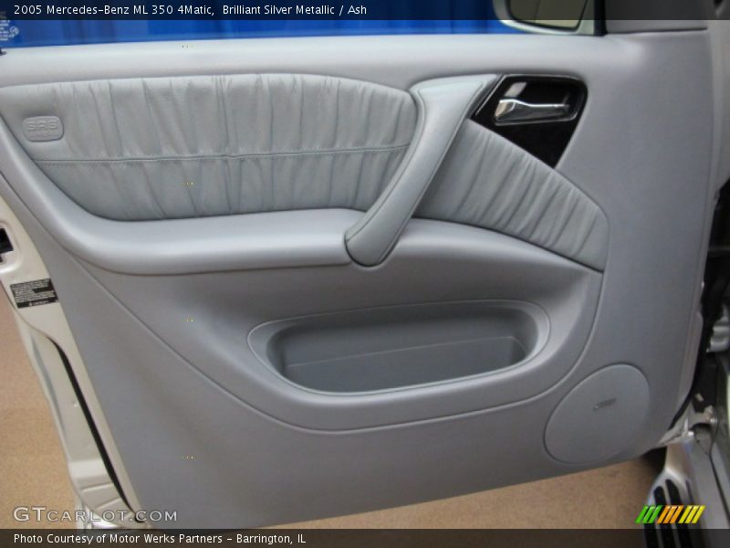 Brilliant Silver Metallic / Ash 2005 Mercedes-Benz ML 350 4Matic