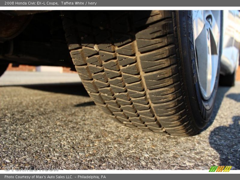 Taffeta White / Ivory 2008 Honda Civic EX-L Coupe