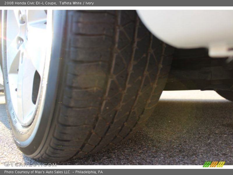 Taffeta White / Ivory 2008 Honda Civic EX-L Coupe