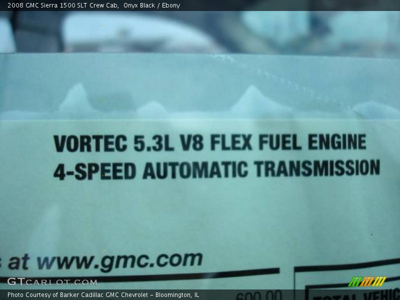Onyx Black / Ebony 2008 GMC Sierra 1500 SLT Crew Cab