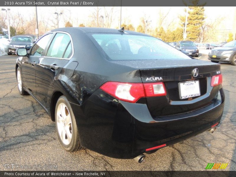 Crystal Black Pearl / Ebony 2010 Acura TSX Sedan