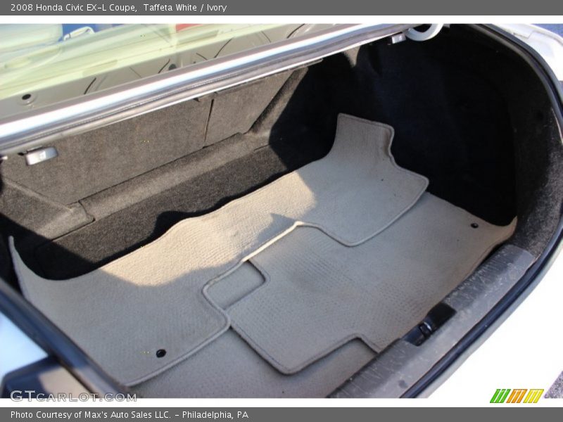 Taffeta White / Ivory 2008 Honda Civic EX-L Coupe