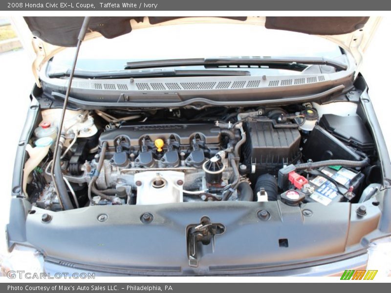 Taffeta White / Ivory 2008 Honda Civic EX-L Coupe