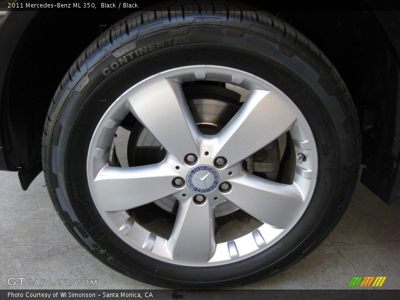 Black / Black 2011 Mercedes-Benz ML 350