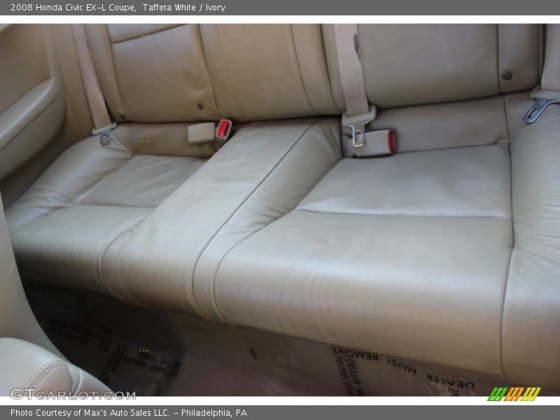 Taffeta White / Ivory 2008 Honda Civic EX-L Coupe