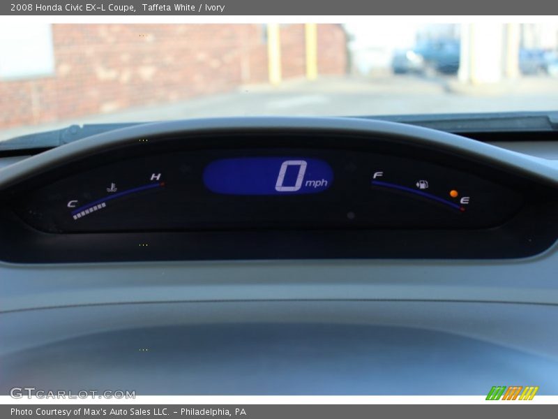 Taffeta White / Ivory 2008 Honda Civic EX-L Coupe