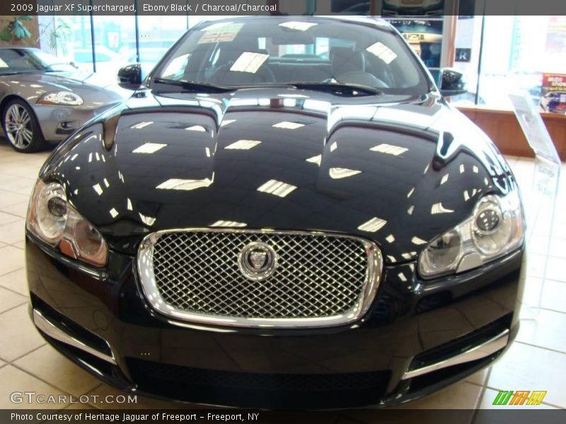 Ebony Black / Charcoal/Charcoal 2009 Jaguar XF Supercharged