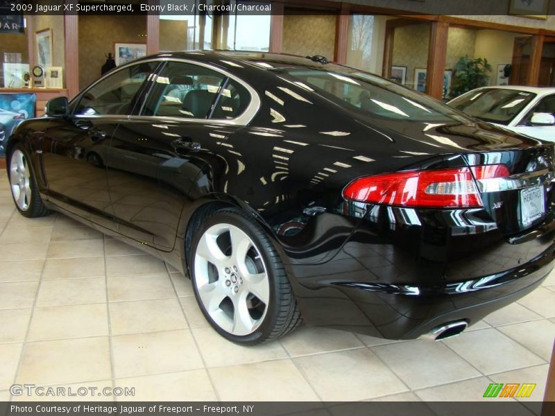 Ebony Black / Charcoal/Charcoal 2009 Jaguar XF Supercharged