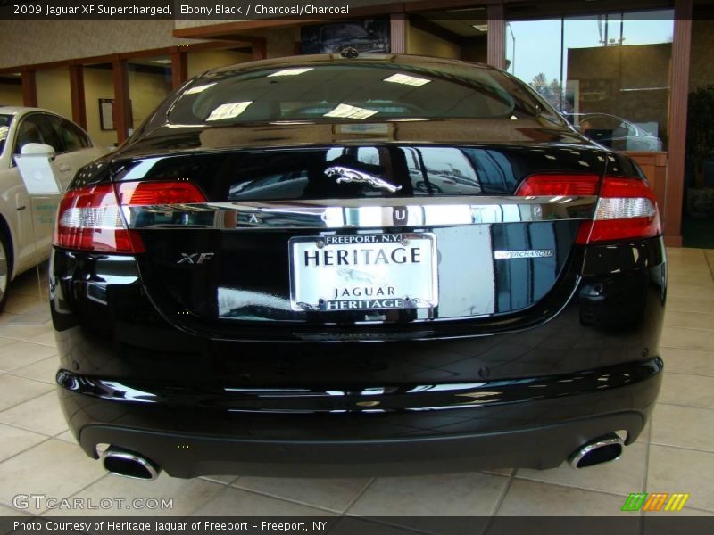 Ebony Black / Charcoal/Charcoal 2009 Jaguar XF Supercharged