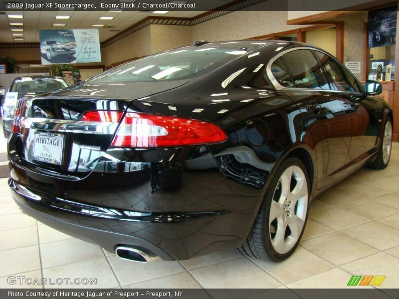 Ebony Black / Charcoal/Charcoal 2009 Jaguar XF Supercharged