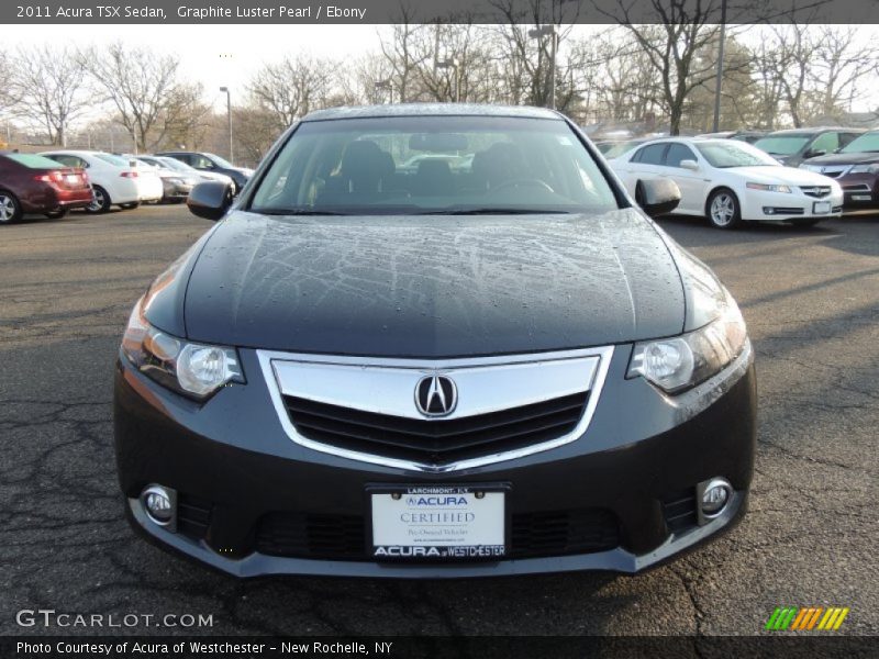 Graphite Luster Pearl / Ebony 2011 Acura TSX Sedan