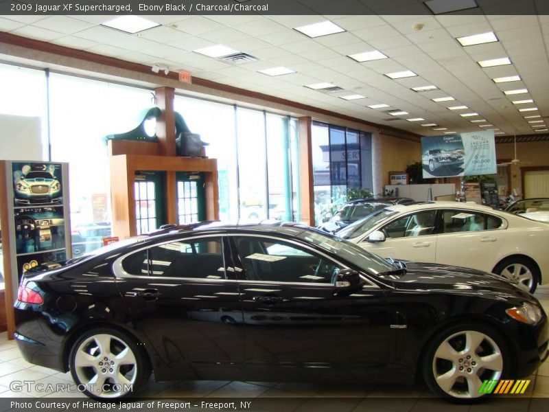 Ebony Black / Charcoal/Charcoal 2009 Jaguar XF Supercharged